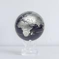 Load image into Gallery viewer, PURPLE AND SILVER GLOBE - movaglobes.store