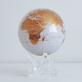 Load image into Gallery viewer, WHITE AND GOLD GLOBE