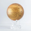 Load image into Gallery viewer, HEART SUTRA GOLD GLOBE - movaglobes.store