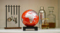 Load image into Gallery viewer, RED AND SILVER GLOBE - movaglobes.store