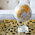 Load image into Gallery viewer, PEARL WHITE AND GOLD GLOBE