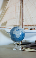 Load image into Gallery viewer, SKY BLUE AND WHITE GLOBE