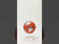 Load and play video in Gallery viewer, RED & SILVER GLOBE