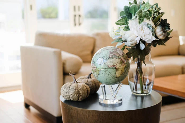 MOVA Antique Terrestrial Green Globe