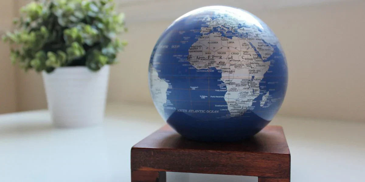 MOVA Blue and Silver Globe