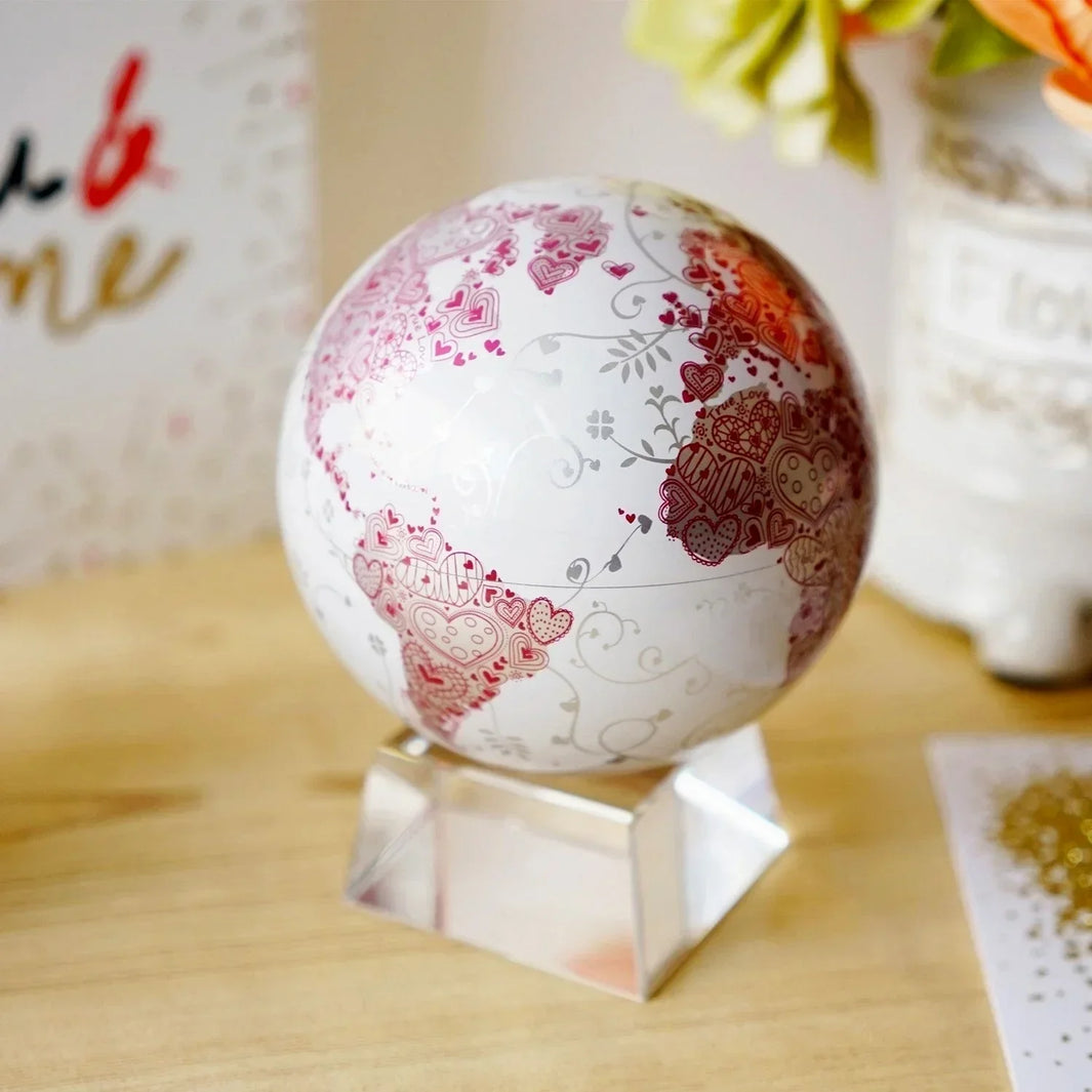 MOVA Red Hearts Globe