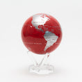 将图像加载到图库查看器中， RED AND SILVER GLOBE
