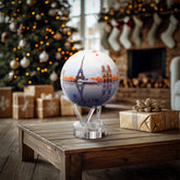 CITY SERIES PARIS GLOBE MOVA  with christmas gift put on the table