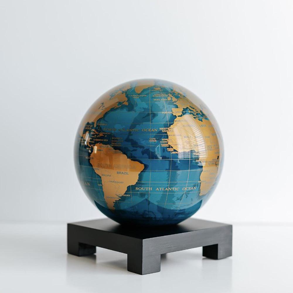 BLUE AND GOLD GLOBE - movaglobes.store