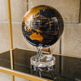 Load image into Gallery viewer, BLACK AND GOLD GLOBE - movaglobes.store
