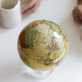 将图像加载到图库查看器中， YELLOW POLITICAL MAP WORLD GLOBE - movaglobes.store
