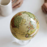 YELLOW POLITICAL MAP WORLD GLOBE - movaglobes.store