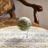 Antique MOVA Globe displayed with vintage-inspired home decor