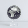 Load image into Gallery viewer, PURPLE AND SILVER GLOBE - movaglobes.store
