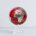 将图像加载到图库查看器中， RED AND SILVER GLOBE
