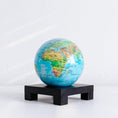 Load image into Gallery viewer, BLUE RELIEF MAP WORLD GLOBE - movaglobes.store
