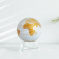 Load image into Gallery viewer, WHITE AND GOLD GLOBE - movaglobes.store
