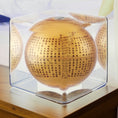 Load image into Gallery viewer, Heart Sutra Gold Cube
