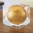 Load image into Gallery viewer, Heart Sutra Gold Cube
