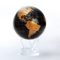 Load image into Gallery viewer, BLACK AND GOLD GLOBE - movaglobes.store
