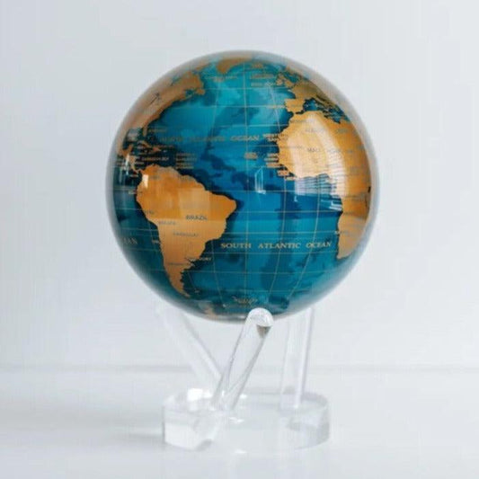 BLUE AND GOLD GLOBE - movaglobes.store