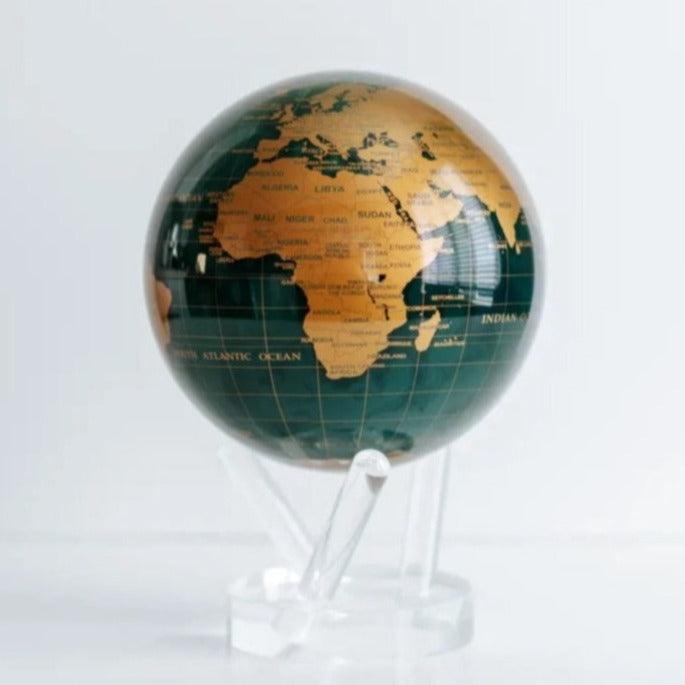 GREEN AND GOLD GLOBE - movaglobes.store