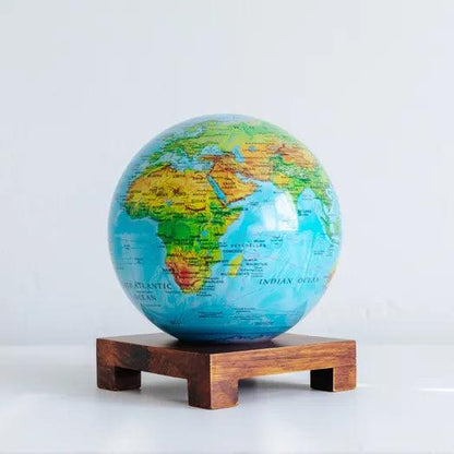 SQUARE DARK WOOD BASE - movaglobes.store