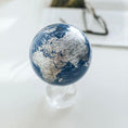 Load image into Gallery viewer, BLUE AND SILVER GLOBE - movaglobes.store
