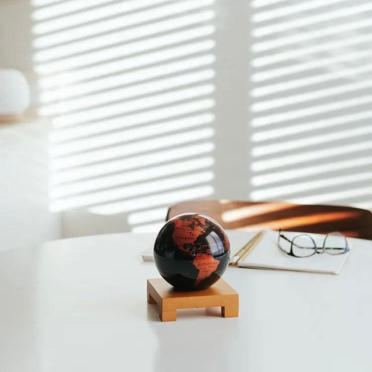 BLACK AND COPPER GLOBE - movaglobes.store