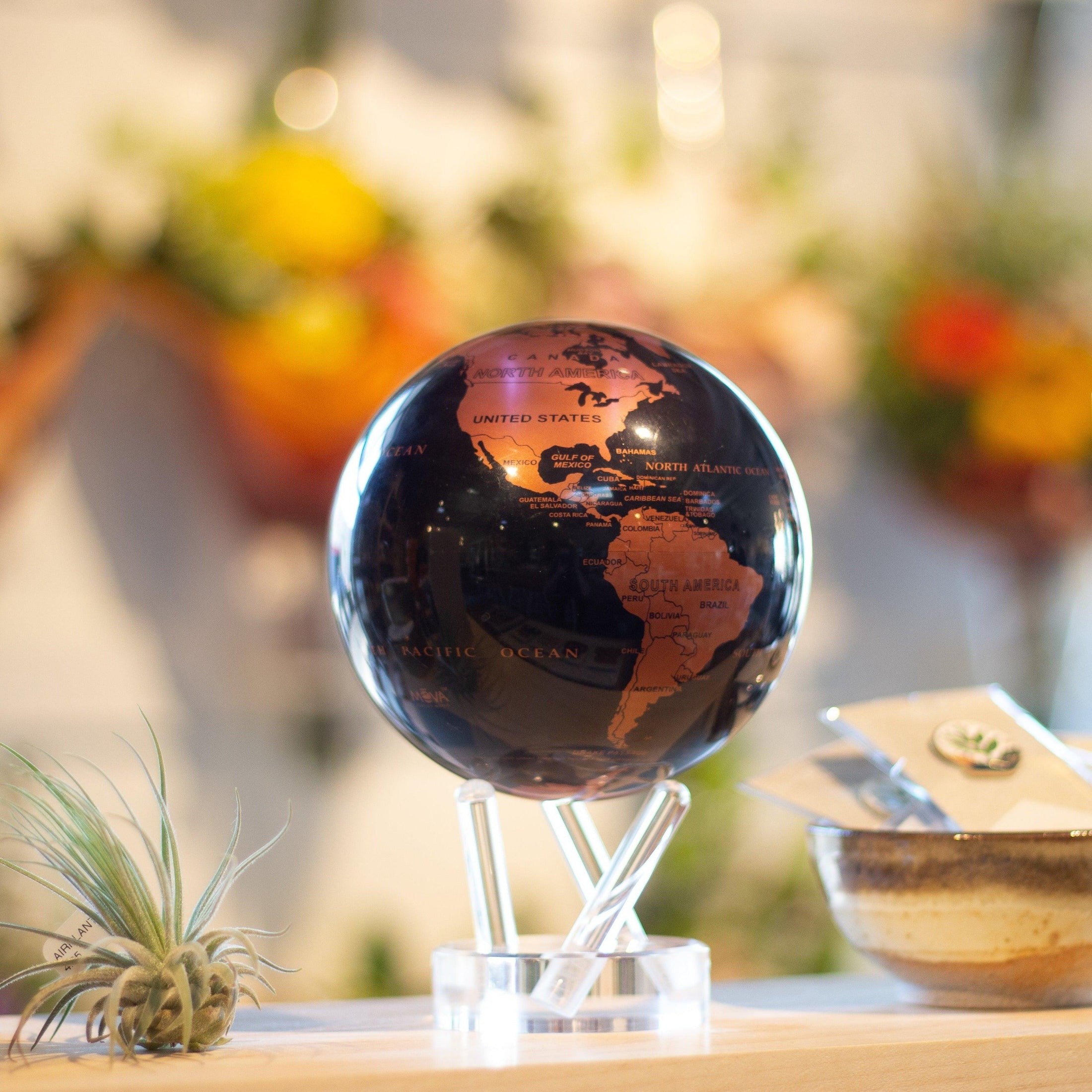 BLACK AND COPPER GLOBE - movaglobes.store