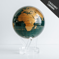 Load image into Gallery viewer, GREEN AND GOLD GLOBE - movaglobes.store
