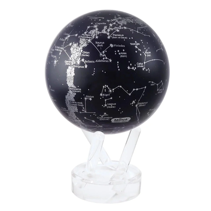 CONSTELLATIONS MOVA Globe, luxury collectible for astronomy enthusiasts, powered by light with no batteries.