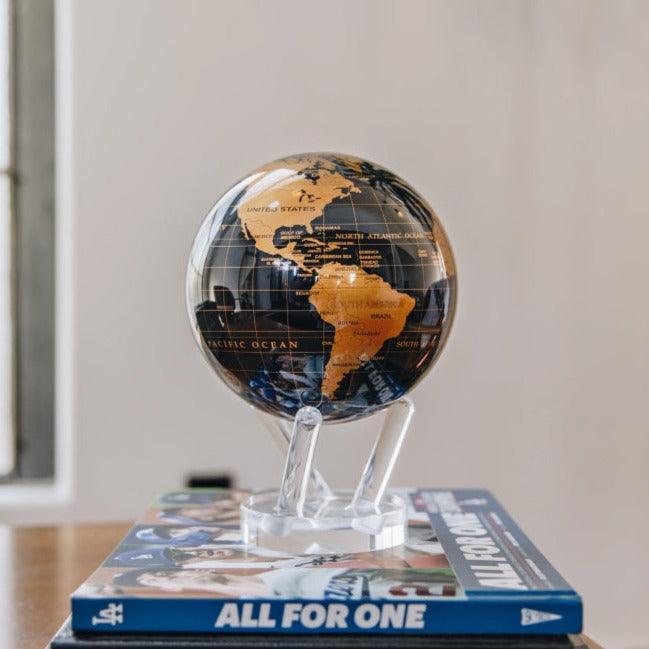 BLACK AND GOLD GLOBE - movaglobes.store