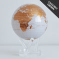 Load image into Gallery viewer, WHITE AND GOLD GLOBE
