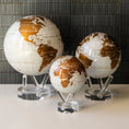 Load image into Gallery viewer, WHITE AND GOLD GLOBE
