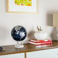 Load image into Gallery viewer, BLACK AND SILVER GLOBE - movaglobes.store
