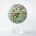 將圖片載入到圖庫檢視器中， ANTIQUE TERRESTRIAL GREEN GLOBE - movaglobes.store
