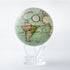 Seafoam green antique map MOVA Globe on a clear acrylic base