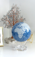 Load image into Gallery viewer, SKY BLUE AND WHITE GLOBE
