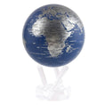 Load image into Gallery viewer, BLUE AND SILVER GLOBE - movaglobes.store
