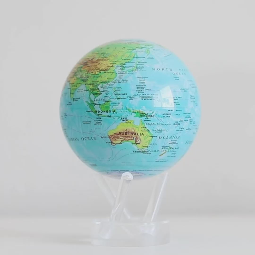 地形与洋流地图