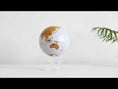 Load and play video in Gallery viewer, WHITE AND GOLD GLOBE
