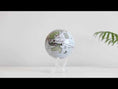 Load and play video in Gallery viewer, ANTIQUE TERRESTRIAL WHITE GLOBE
