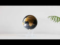 Load and play video in Gallery viewer, BLACK AND GOLD GLOBE
